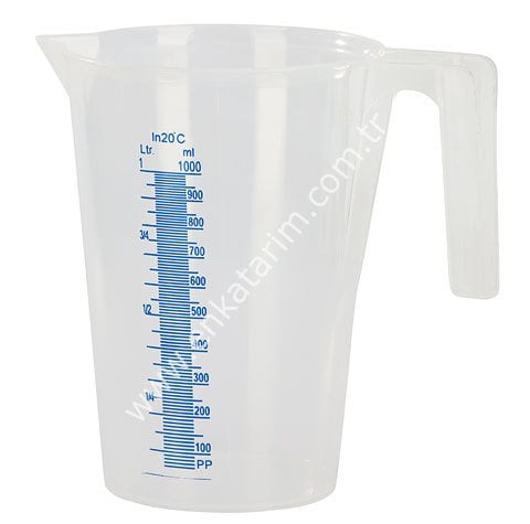 1 lt plastik ölçme kabı