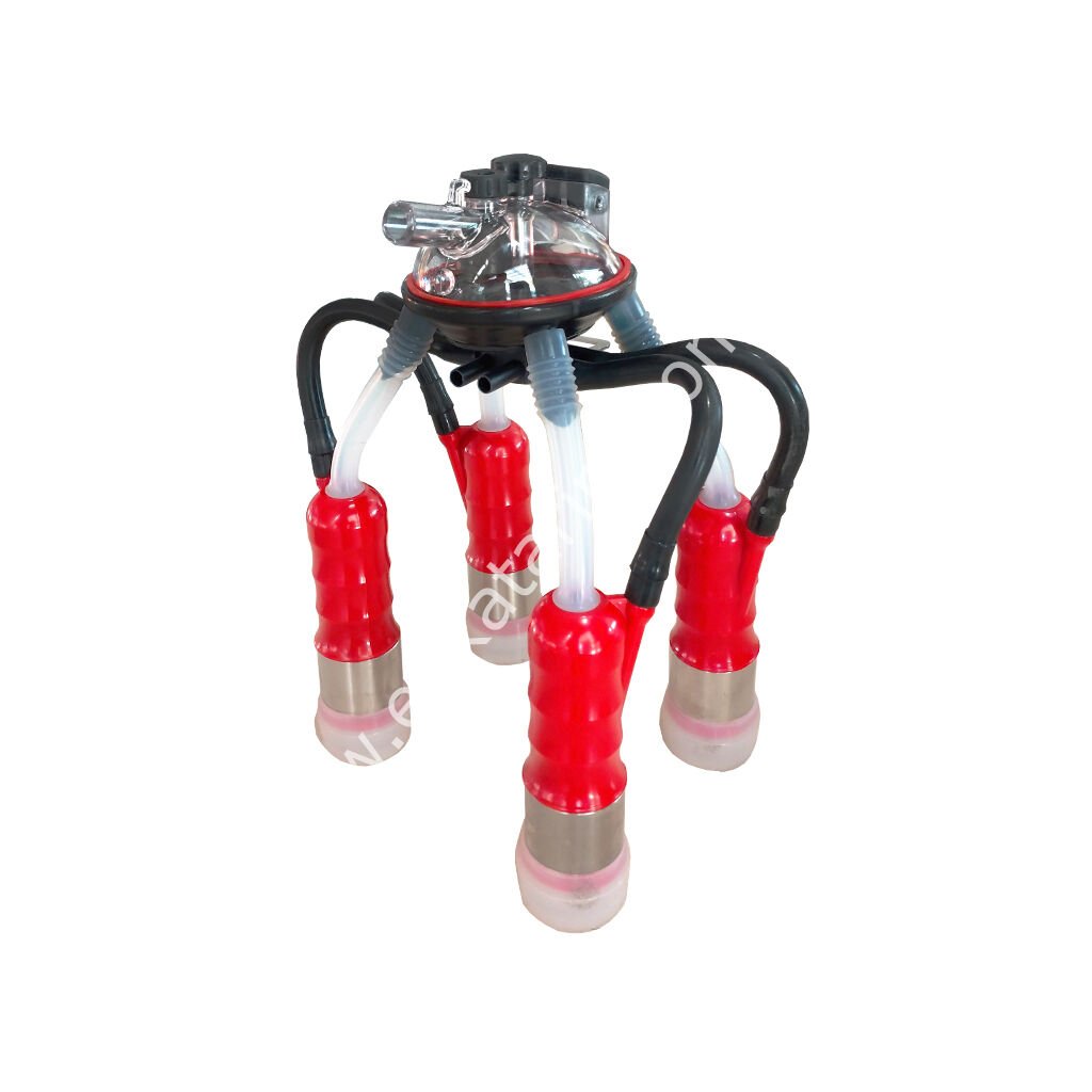 Uzun silikon Alfa tipi memelikli mavi plastik kılıflı Ø 17 mm 250 ccm inek pençeli inek sağım demedi