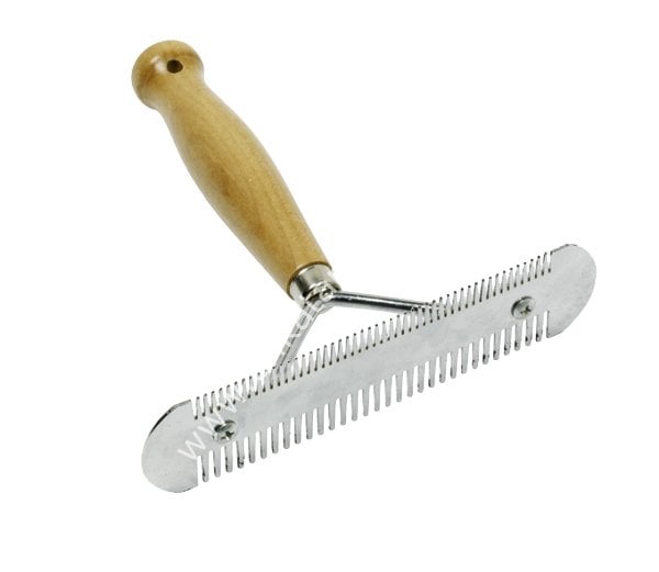 Çift taraflı metal tımar aleti at ve inek için