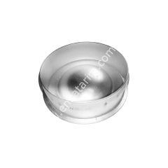 50 lt Z tipi geçme kapaklı alüminyum süt güğümü, Ø 220 mm ağızlı