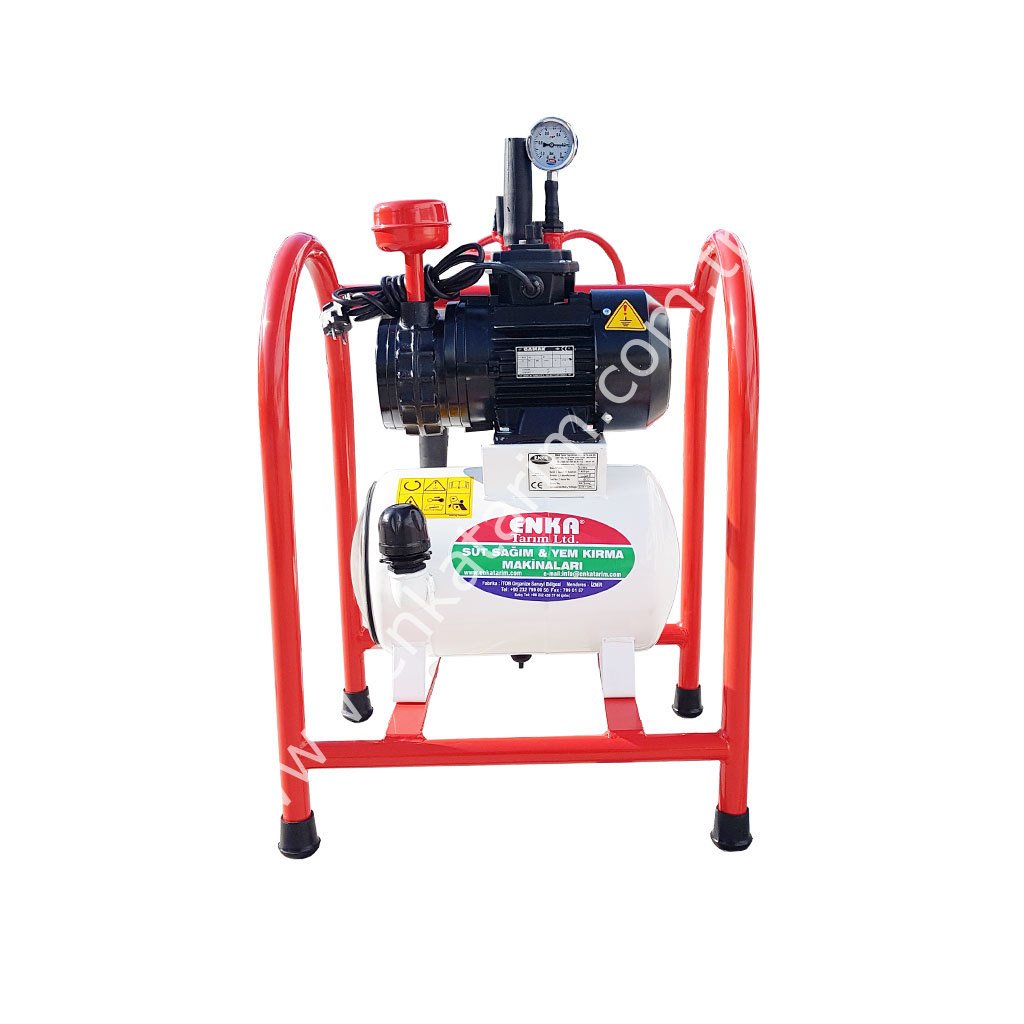 200 lt sabit tip 70 mm 0.55 kW vakum pompası, kuru