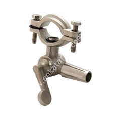 Ø 40 mm boru için kelepçeli vakum çeşmesi için