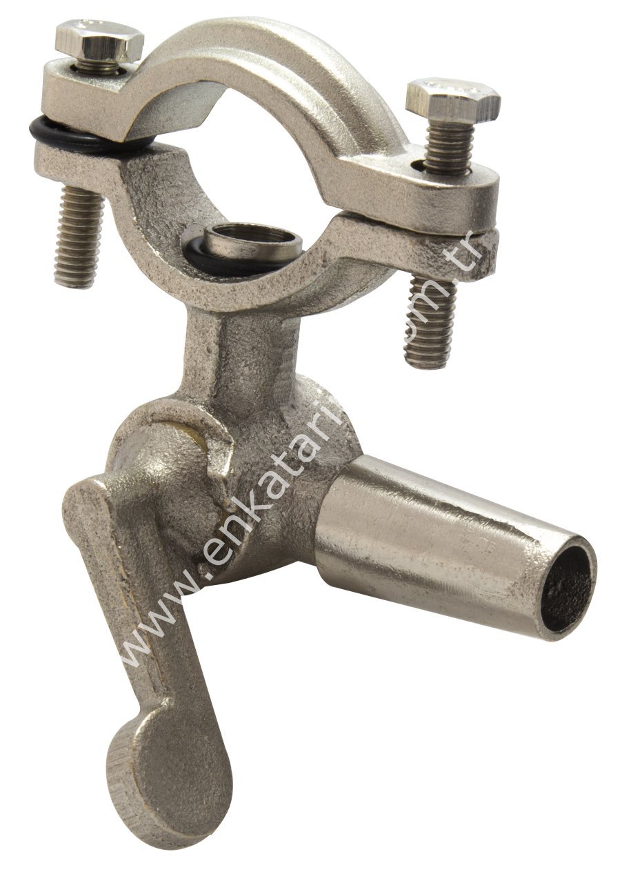 Ø 40 mm boru için kelepçeli vakum çeşmesi için