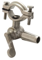 Ø 40 mm boru için kelepçeli vakum çeşmesi için