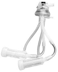 Keçi için 150 ccm pençeli, silikon memelikli, krom dirsekli sağım demedi