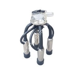 Uzun kauçuk memelikli krom kılıflı Ø 27 mm 300 ccm Westfalia inek pençeli inek sağım demedi