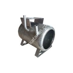 Büyük polikarbon kapaklı, 3/4'' plastik regülatörlü, galvanizli, malzemesiz, kuru tip vakum kazanı