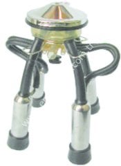 Uzun kauçuk memelikli yarım kadehli paslanmaz çelik kılıflı Ø 21 mm 360 ccm üniversal Harmony inek pençeli inek sağım demedi