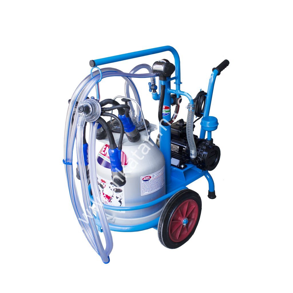 SM 700 tek güğüm tek sağım alüminyum güğümlü kuru süt sağım makinesi, inek için