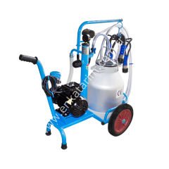 SM 700 tek güğüm tek sağım alüminyum güğümlü kuru süt sağım makinesi, inek için