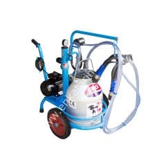 SM 700 tek güğüm tek sağım alüminyum güğümlü kuru süt sağım makinesi, inek için