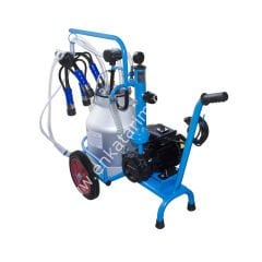 SM 700 tek güğüm tek sağım alüminyum güğümlü kuru süt sağım makinesi, inek için