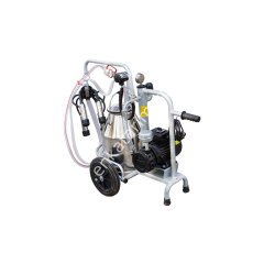 SM 700K tek güğüm tek sağım krom güğümlü kuru süt sağım makinesi, inek için, kompakt