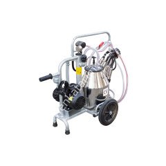 SM 700K tek güğüm tek sağım krom güğümlü kuru süt sağım makinesi, inek için, kompakt