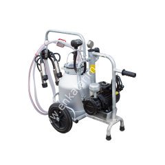 SM 700K tek güğüm tek sağım alüminyum güğümlü kuru süt sağım makinesi, inek için, kompakt