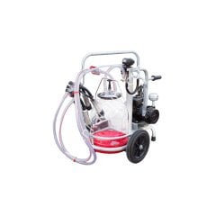 SM 700K tek güğüm tek sağım şeffaf güğümlü kuru süt sağım makinesi, inek için, kompakt