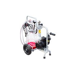 SM 700K tek güğüm tek sağım şeffaf güğümlü kuru süt sağım makinesi, inek için, kompakt