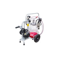 SM 700K tek güğüm tek sağım şeffaf güğümlü kuru süt sağım makinesi, inek için, kompakt