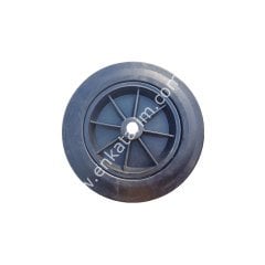 250 x 50 mm deliksiz küçük siyah tekerlek, AGR için
