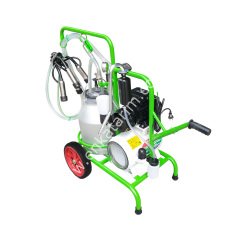 SM 750 tek güğüm tek sağım alüminyum güğümlü damlama yağlı süt sağım makinesi, inek için