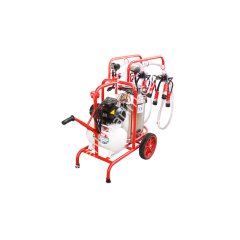 SM 250 tek güğüm çift sağım krom güğümlü kuru süt sağım makinesi, inek için
