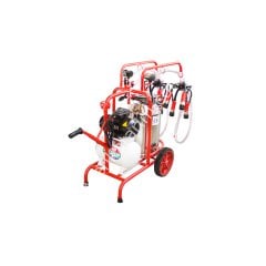SM 250 tek güğüm çift sağım krom güğümlü kuru süt sağım makinesi, inek için