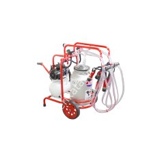 SM 250 tek güğüm çift sağım alüminyum güğümlü kuru süt sağım makinesi, inek için