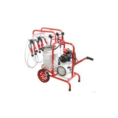 SM 250 tek güğüm çift sağım alüminyum güğümlü kuru süt sağım makinesi, inek için