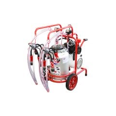 SM 250 tek güğüm çift sağım alüminyum güğümlü kuru süt sağım makinesi, inek için