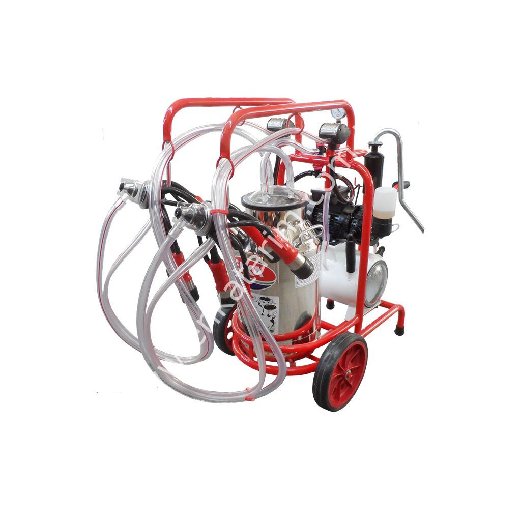 SM 250 tek güğüm çift sağım krom güğümlü damlama yağlı süt sağım makinesi, inek için