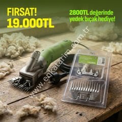 Constanta4 koyun kırkım makinesi (yedek kırkma bıçağı hediyeli)