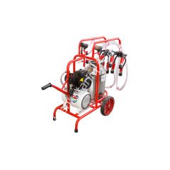 SM 250 tek güğüm çift sağım krom güğümlü turbo yağlı süt sağım makinesi, inek için