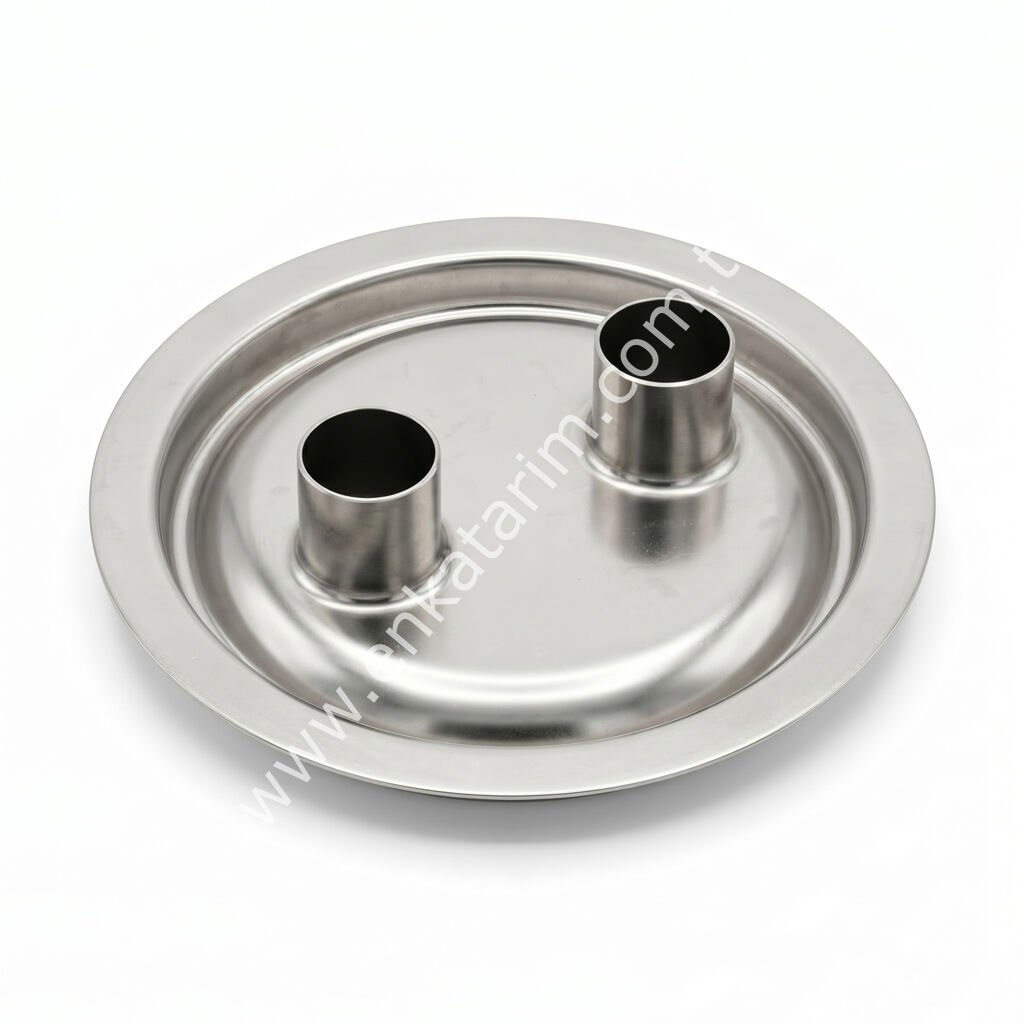 Ø 40 / Ø 40 mm borulu transfer güğüm kapağı, Ø 210 - 217 mm ağızlı güğümler için