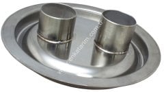 Ø 40 / Ø 40 mm borulu transfer güğüm kapağı, Ø 210 - 217 mm ağızlı güğümler için