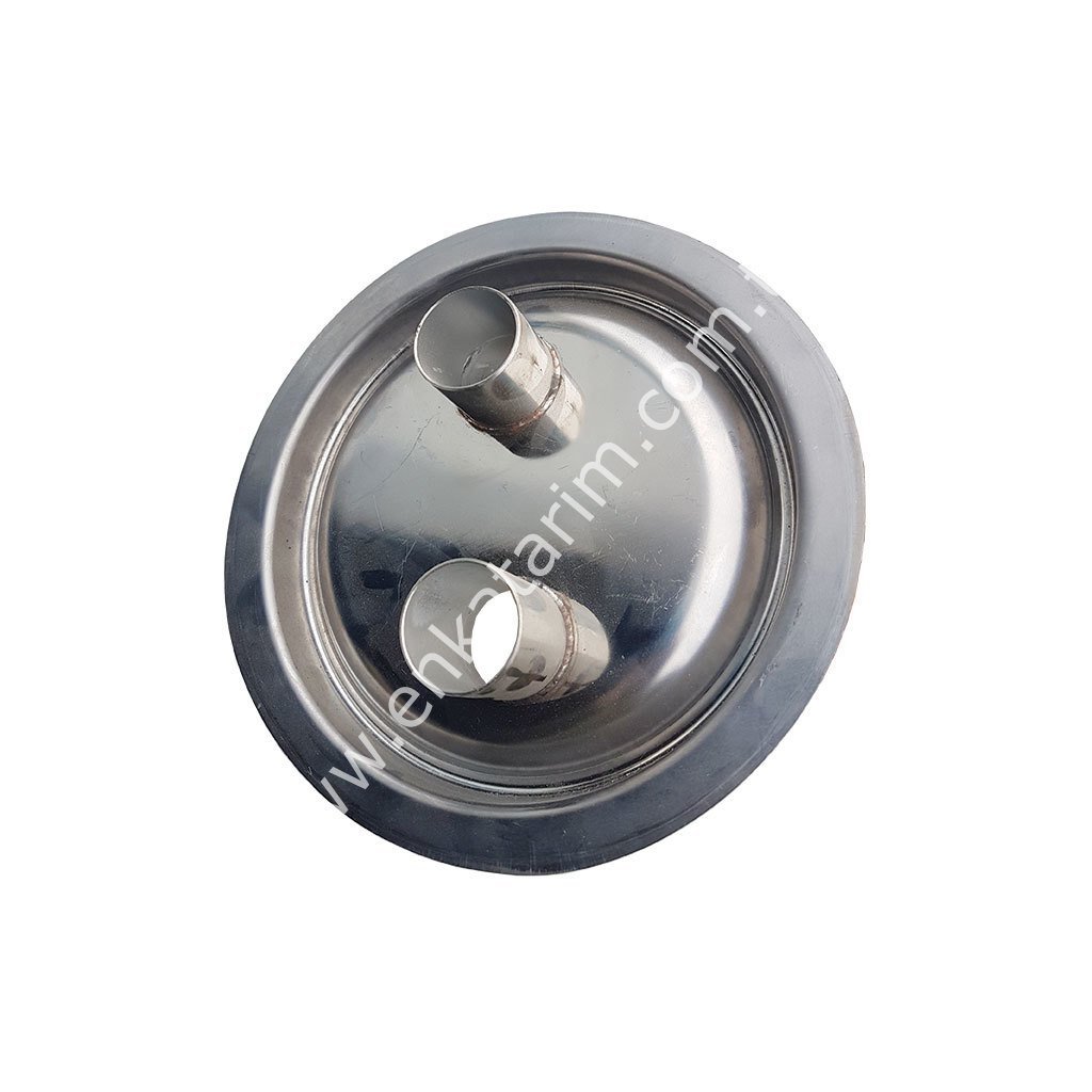 Ø 50 / Ø 50 mm borulu transfer güğüm kapağı, Ø 210 - 217 mm ağızlı güğümler için