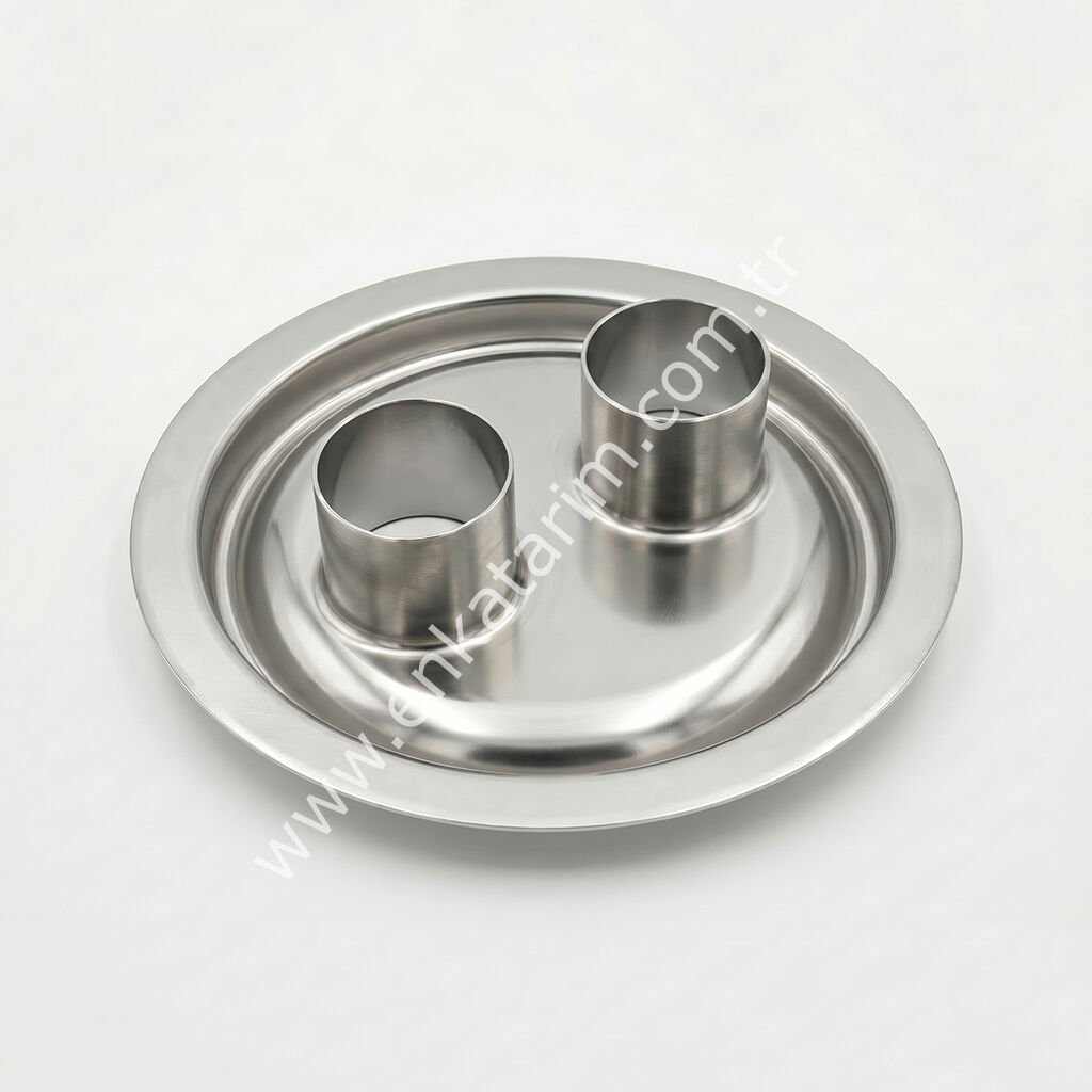 Ø 50 / Ø 50 mm borulu transfer güğüm kapağı, Ø 210 - 217 mm ağızlı güğümler için