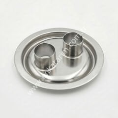 Ø 50 / Ø 50 mm borulu transfer güğüm kapağı, Ø 210 - 217 mm ağızlı güğümler için