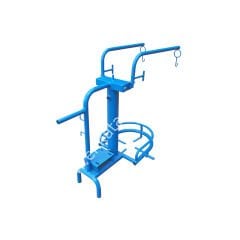 Elektrostatik boyalı şase, SM 300 tek güğüm çift sağım süt sağım makinesi için, kuru tip