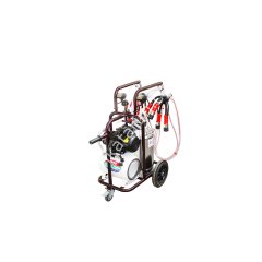 SM 400 tek güğüm çift sağım krom güğümlü turbo yağlı süt sağım makinesi, inek için