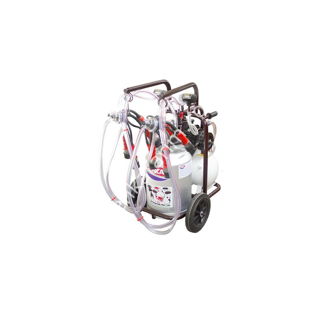 SM 400 tek güğüm çift sağım alüminyum güğümlü turbo yağlı süt sağım makinesi, inek için