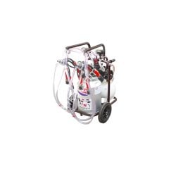 SM 400 tek güğüm çift sağım alüminyum güğümlü turbo yağlı süt sağım makinesi, inek için