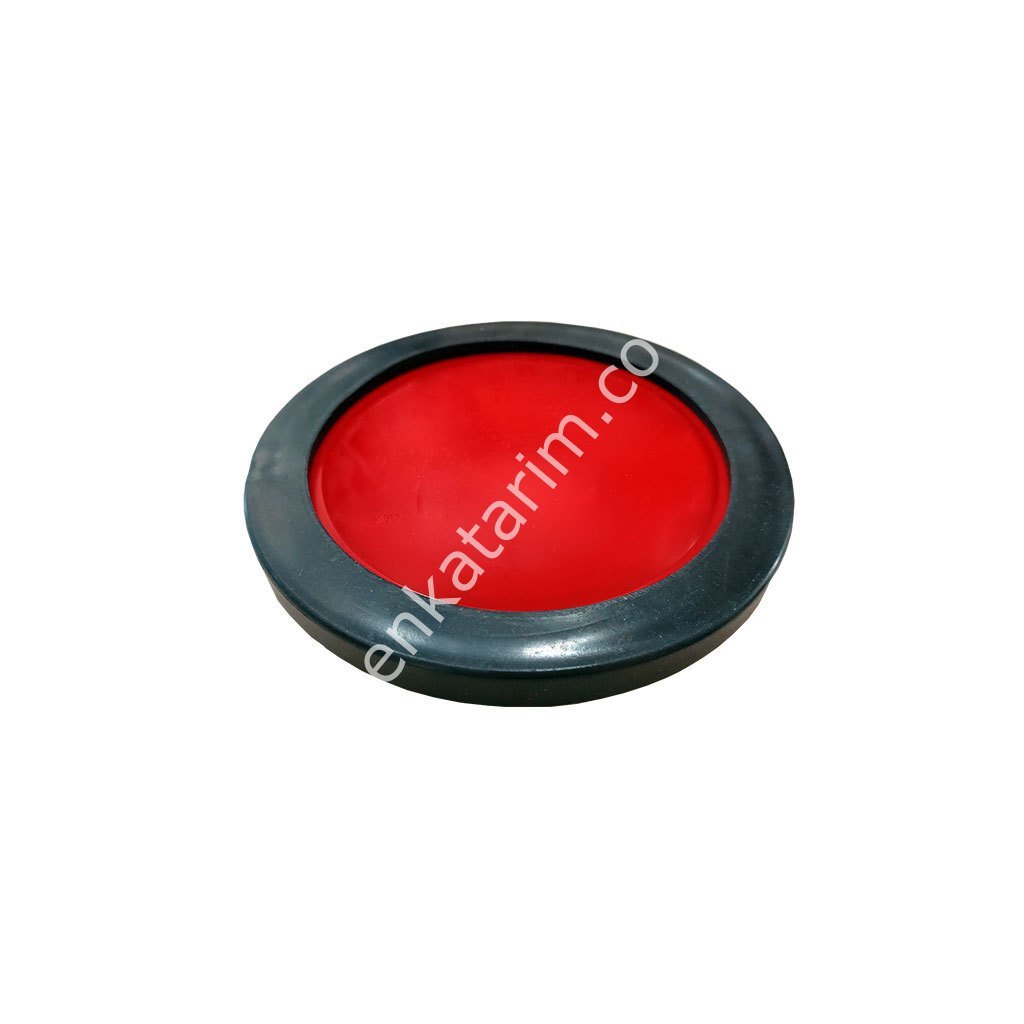 Plastik, kırmızı vakum kazanı kapağı seti