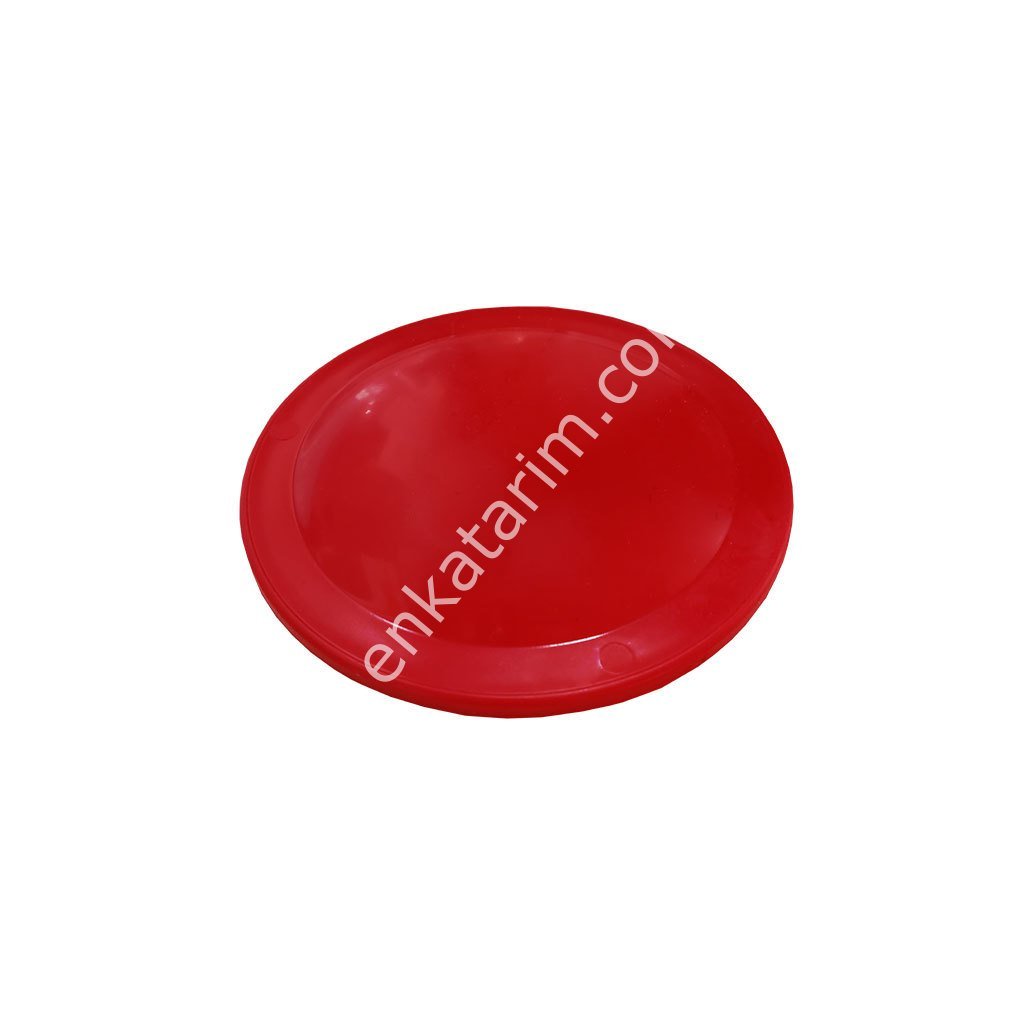 Plastik, kırmızı vakum kazanı kapağı