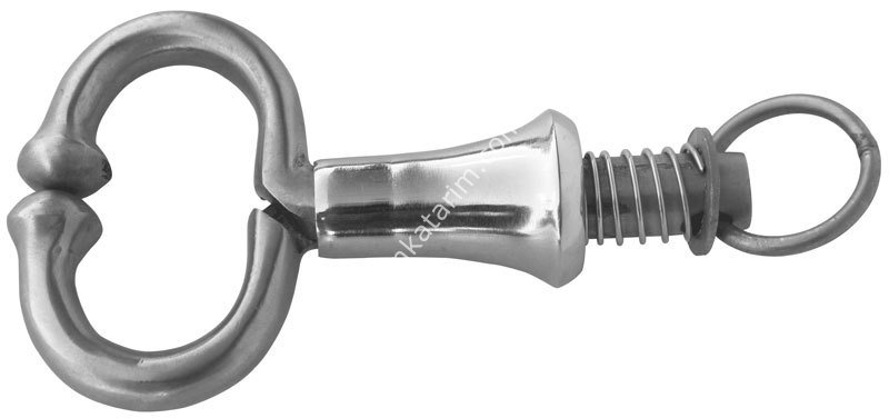 Yaylı, nikel kaplı demir burunsallık (muşet)