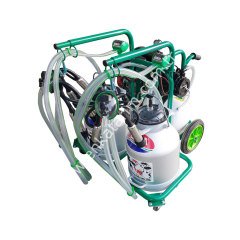 SM 600 çift güğüm çift sağım alüminyum güğümlü kuru benzin motorlu süt sağım makinesi, inek için