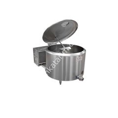 430 lt açık tip, monofaze 2 sağım süt soğutma tankı