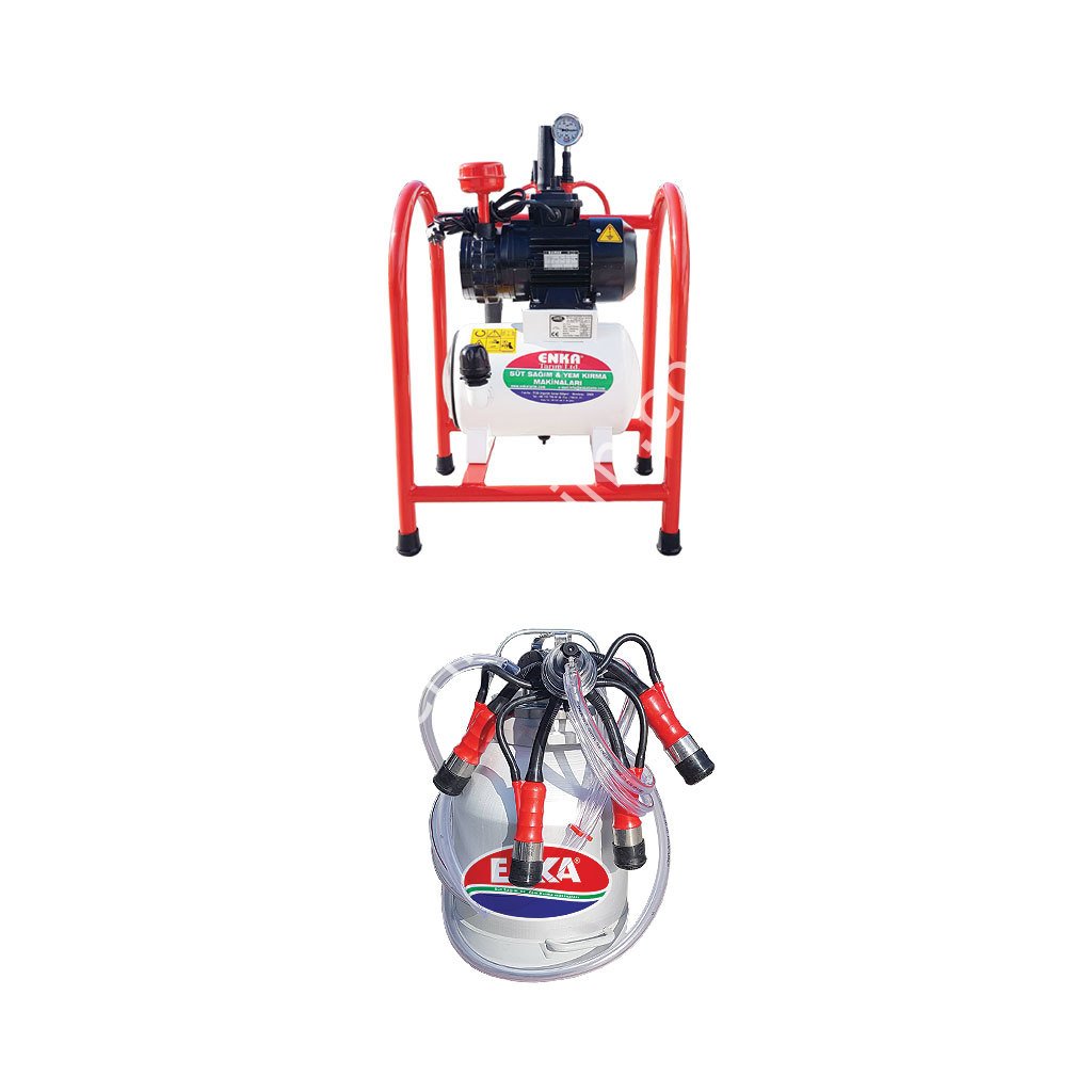 SM 850 tek güğüm tek sağım alüminyum güğümlü sabit tip kuru süt sağım makinesi, inek için