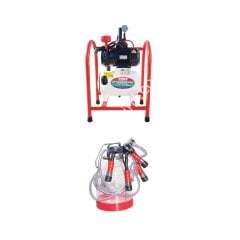 SM 800 tek güğüm tek sağım şeffaf güğümlü sabit tip kuru süt sağım makinesi, inek için