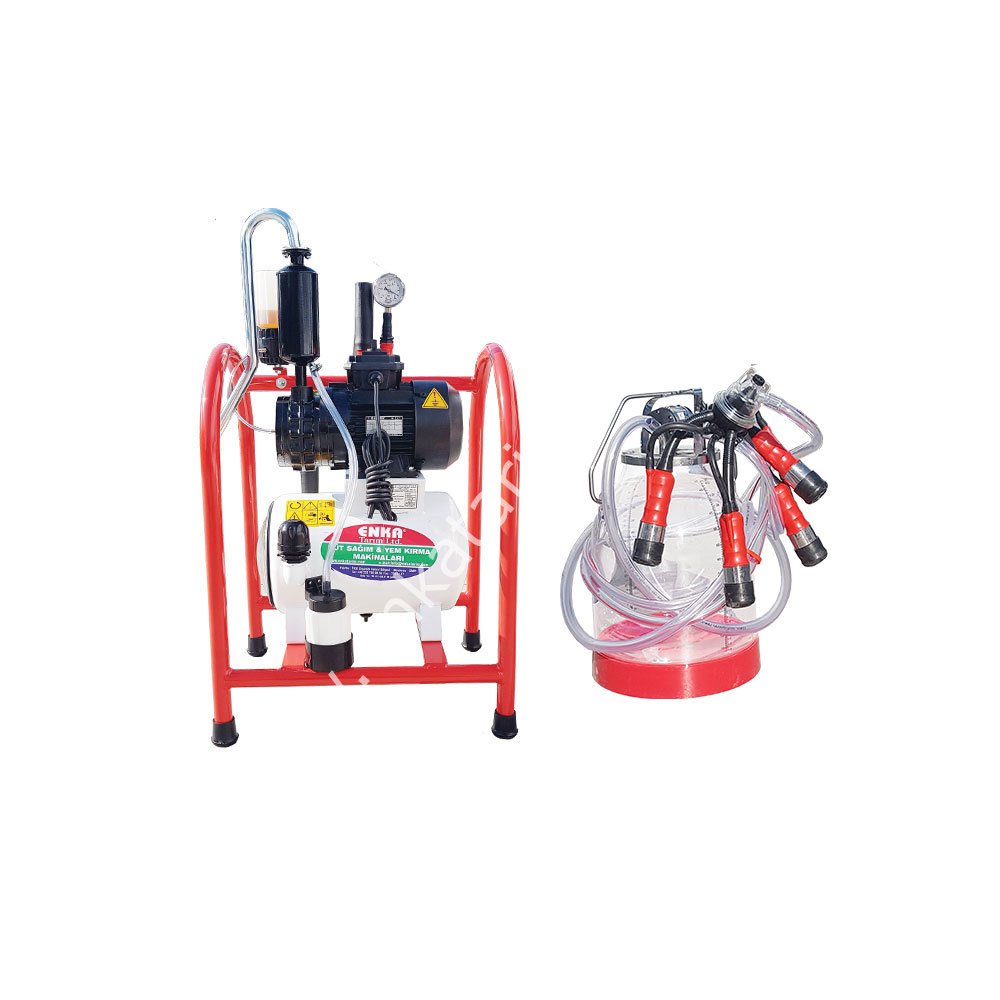 SM 800 tek güğüm tek sağım şeffaf güğümlü sabit tip damlama yağlı süt sağım makinesi, inek için