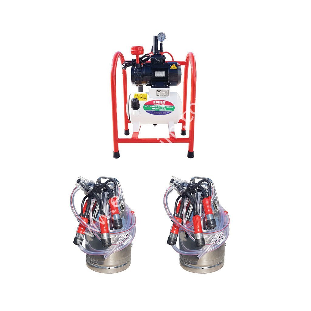 SM 800 çift güğüm çift sağım krom güğümlü sabit tip kuru süt sağım makinesi, inek için